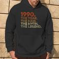 Uomo Compleanno Regalointage 1990 Year Man Myth Legend Felpa con cappuccio Estilo de vida