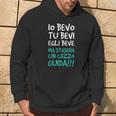 Uomo Magliette Uomo Manica Corta Alcol Io Bevo Tu Bevi Chi Guida Felpa con cappuccio Estilo de vida