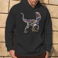 Velociraptor Raptor Dinosaur Dinosaur Prehistoric Dino Kapuzenpullover Lebensstil