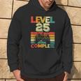 Video Gamer Nivel 25 Completo Retro 25 Aniversario De Bodas Sudadera Estilo de vida