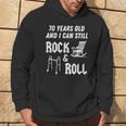 Vintage 70Th Birthday Decorations Gag 70 Birthday Hoodie Lifestyle