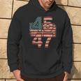 Vintage American Flag Retro 45 47 Trump 2024 Kapuzenpullover Lebensstil