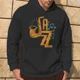Vintage Con Fan Del Sassofono E Giocatore Di Jazz Felpa con cappuccio Estilo de vida