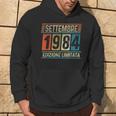 Vintage Settembre 1984 40 Compleanno Anni Uomo Donna Felpa con cappuccio Estilo de vida