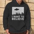 I Want To Believe I Aliens Ufo Area 51 Roswell Kapuzenpullover Lebensstil