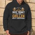 Wer Kein Bier Trinkt Grill Kapuzenpullover Lebensstil