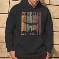 Zeppelinintage Retrò Dirigibile Dirigibile Invecchiato Felpa con cappuccio Estilo de vida