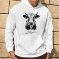 Allgäu Alpsintage Cow Bavaria Souvenir Fun Gray Kapuzenpullover Lebensstil