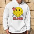 Aloha Hawaiian Cute Smile Face Shaka Hibiscus Per Bambine Felpa con cappuccio Estilo de vida