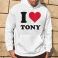 Amo Tony Felpa con cappuccio Estilo de vida