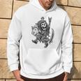 Anarchy Reaper Regalo Anarchia Triste Mietitore Unicorno Felpa con cappuccio Estilo de vida