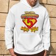 Bambino 5 Anni Supereroe Compleanno Super Eroe Festa 5° Regalo Felpa con cappuccio Estilo de vida