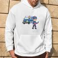 Bambino Polizia Con Auto Della Polizia Bambino Allarme Io Ho 3 Anni Felpa con cappuccio Estilo de vida