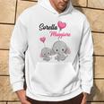 Bambino Sorella Maggiore 2024 Elefante Bambina Felpa con cappuccio Estilo de vida