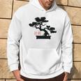 Bonsai Tree Japanese Minimalist Pocket Bonsai Felpa con cappuccio Estilo de vida