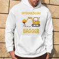 Children's Excuse Das Ich Zu Spät Bin Digger Driver Boy Digger 80 Kapuzenpullover Lebensstil