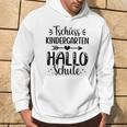 Children's School Child 2024 Tschüss Kindergarten Hello School First Day At School Kapuzenpullover Lebensstil