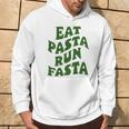 Eat Pasta Run Fasta Spaghetti Lovers Pasta Quote Kapuzenpullover Lebensstil