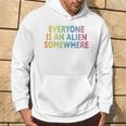 Everyone Is An Alien Somewhere Maglia Con Maniche Raglan Felpa con cappuccio Estilo de vida