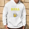 Finche' C'e' Birra C'e' Speranza Presente Per Uomo Maglia A Manica Felpa con cappuccio Estilo de vida