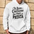 Frasi Divertenti Da Buon Contadino Mi Piace La Patata Felpa con cappuccio Estilo de vida