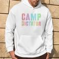 Camp Dictator Camping Director Summer Campfire Boss Hoodie Lifestyle