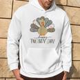 Happy Turkey Day Cute Turkey Thanksgiving Hoodie Lifestyle