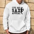 I've Got Sax Appeal Saxophone Wordplay Per Gli Amanti Del Felpa con cappuccio Estilo de vida