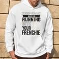 Jogger Con Bulldog Francese Felpa con cappuccio Estilo de vida