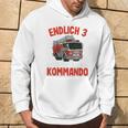 Kinder Endlich Drei Jahre 3Rd Birthday Boys Fire Brigade 80 Kapuzenpullover Lebensstil