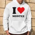 I Love Montez Kapuzenpullover Lebensstil