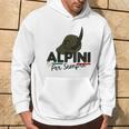 Maglia Regalo Raduno Alpini Con Capello Alpino E Tricolore Felpa con cappuccio Estilo de vida