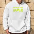 Magliette Uomo Manica Lungaideogiochi Natural Born Gamer Maglia A Manica Felpa con cappuccio Estilo de vida