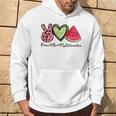 Melon Watermelon Summer Fruit Fruit Kapuzenpullover Lebensstil