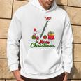 Merry Christmas Santa Reindeer Clarinet Musical Snowman Hoodie Lifestyle