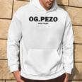 Og Pezo Never Forget Kapuzenpullover Lebensstil