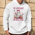 In Ottobre Indossiamo La Consapevolezza Del Cancro Al Seno Fantasma Rosa Maglia A Manica Felpa con cappuccio Estilo de vida