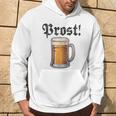 Prost Oktoberfest Bierfest Munich Lederhosen Gray Kapuzenpullover Lebensstil