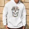 Scary Skull Bunny Rabbit Horror Halloween Hoodie Lifestyle