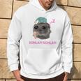 Schlafi Schlafi Sad Hamster Meme Gray Kapuzenpullover Lebensstil