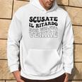 Scusate Il Ritardo Nonolevoenire Divertente Scritta Felpa con cappuccio Estilo de vida