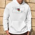 Silhouette Kenya Flag Michelangelo Hands Kenya Kapuzenpullover Lebensstil