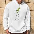 Simpatico Rettile Lucertola Con Tracce Di Geco Rampicante Felpa con cappuccio Estilo de vida