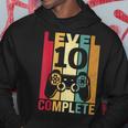 10 Anni Compleanno Uomo Maschio Ragazzo Anniversario Addobbi Felpa con cappuccio Regalos divertidos