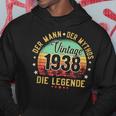 84Th Birthday Man Mythos Legendintage 1938 Kapuzenpullover Lustige Geschenke