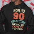 90 Anni Di Compleanno Uomo Donna Humor Decorazioni Regali Felpa con cappuccio Regalos divertidos