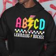 Abcd Learning Rocks Lightning Students Black Back To School Hoodie Unique Gifts