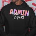 Admin Squad Back To School Tie Dye Amministratore Principale Felpa con cappuccio Regalos divertidos
