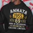 Annata 1955 Uomo Donna 69 Anni Compleanno Regalo Felpa con cappuccio Regalos divertidos