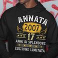 Annata 2007 Ragazzo 17 Anni Compleanno Maschio Regalo Felpa con cappuccio Regalos divertidos